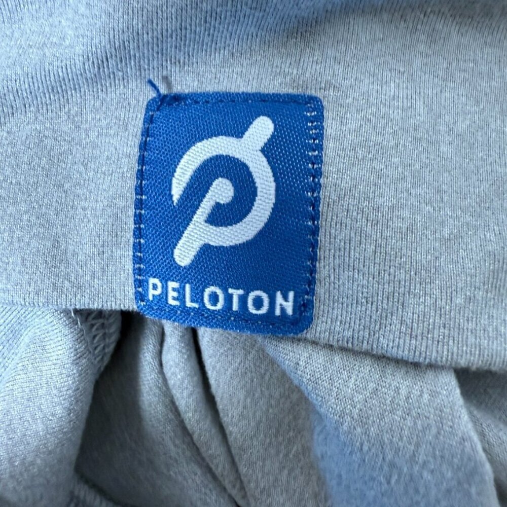 Peloton Jacket Women's Medium Full Zip Gray Hooded Active Hoodie - Picture 3 of 6